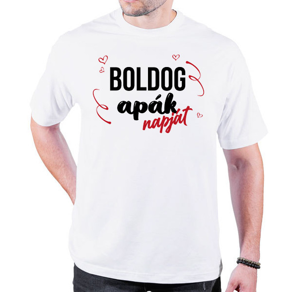 Boldog Apák napját-Oversized póló