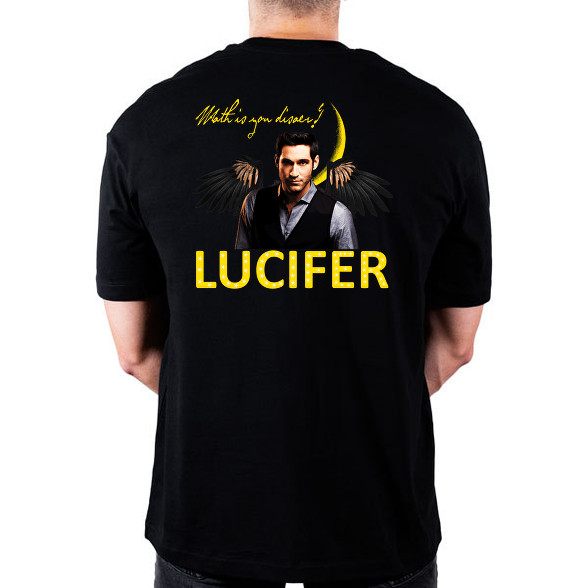 lucifer-wath is you disaer-Oversized póló