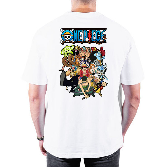 One piece csapat-Oversized póló