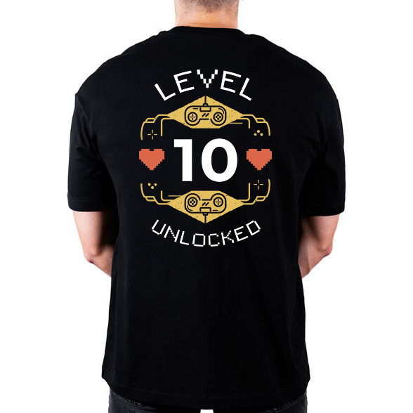 Level 10 unlocked-Oversized póló