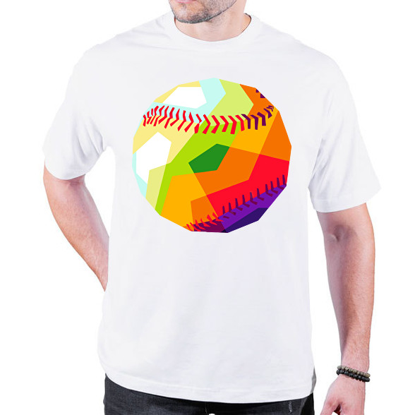 Baseball-labda-Oversized póló