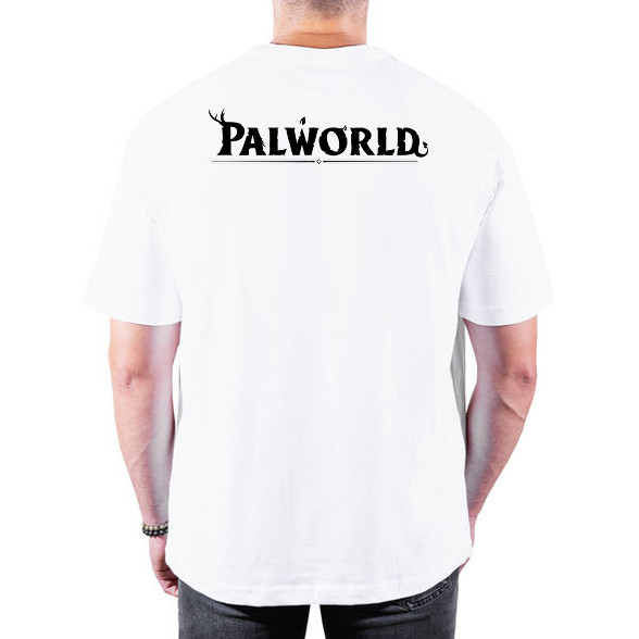 Palworld - fekete-Oversized póló