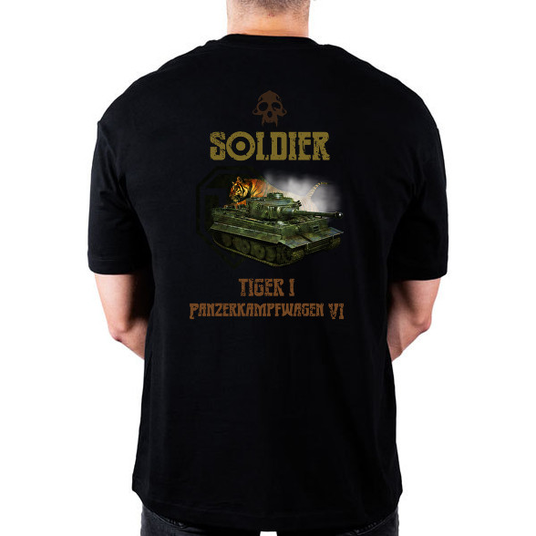 SOLDIER-TIGER1-Oversized póló