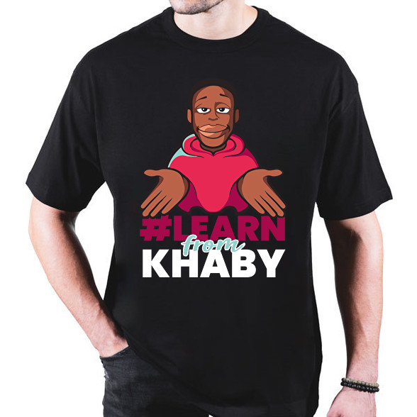 Learn from Khaby-Oversized póló