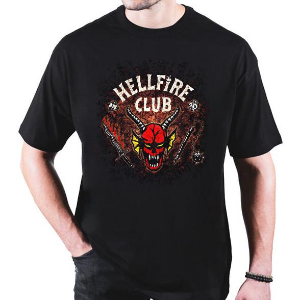 Hellfire Club - Stranger Things-Oversized póló