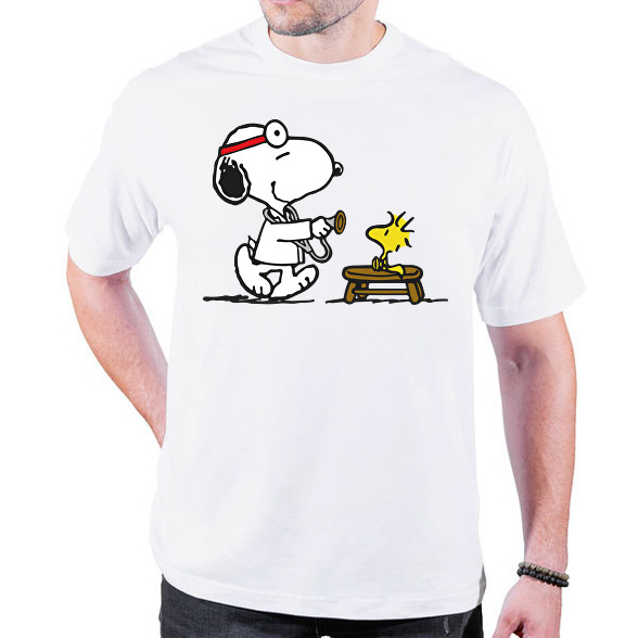 Snoopy és Woodstock-Oversized póló