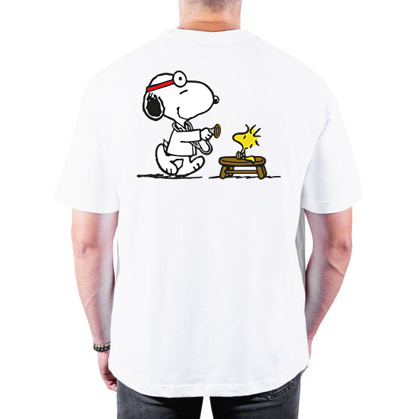 Snoopy és Woodstock-Oversized póló