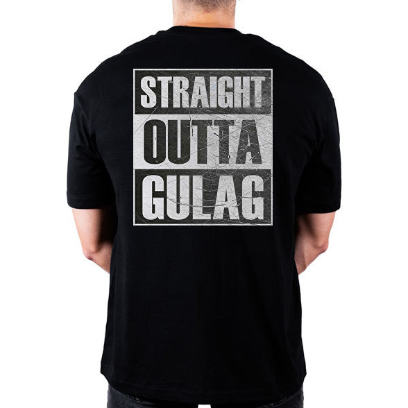 Straight Outta Gulag-Oversized póló