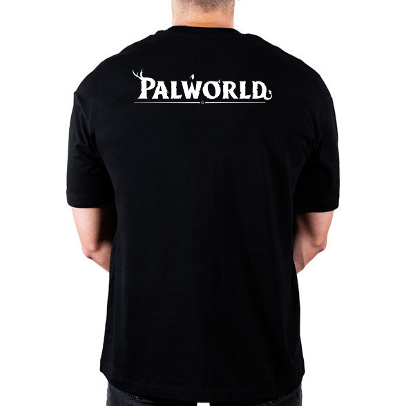 Palworld - fehér-Oversized póló