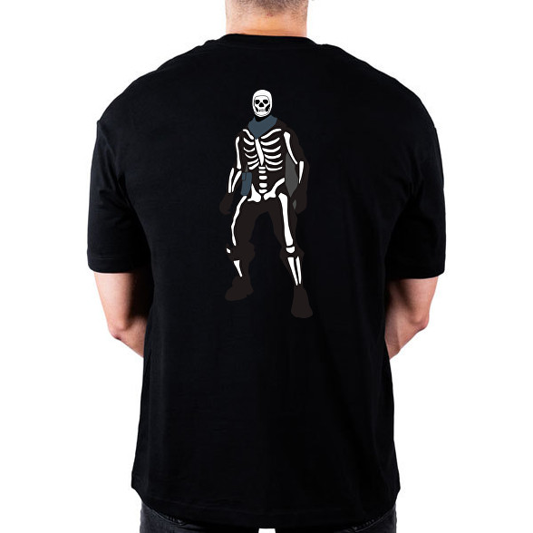 Skeleton skin Fortnite-Oversized póló