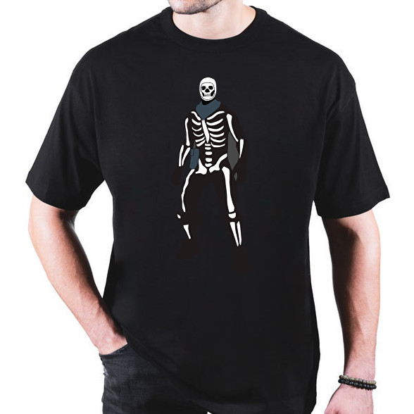 Skeleton skin Fortnite-Oversized póló