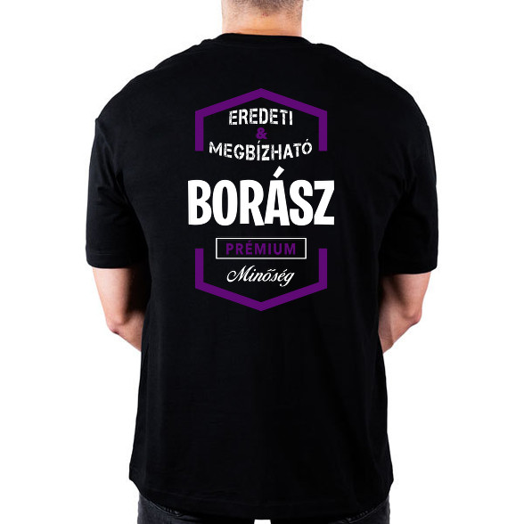 Borász prémium minőség-Oversized póló