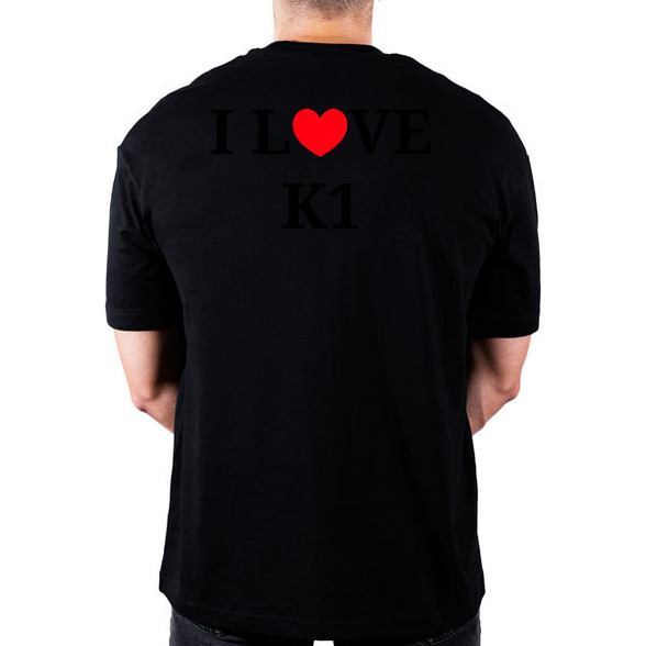 I LOVE K1-Oversized póló