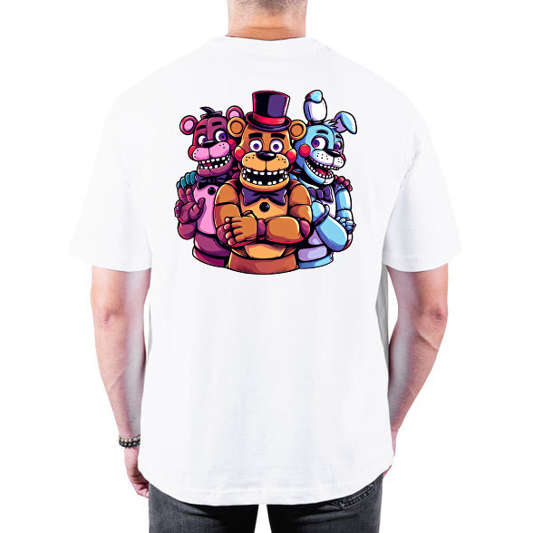 Freddy Fazbear and friends-Oversized póló