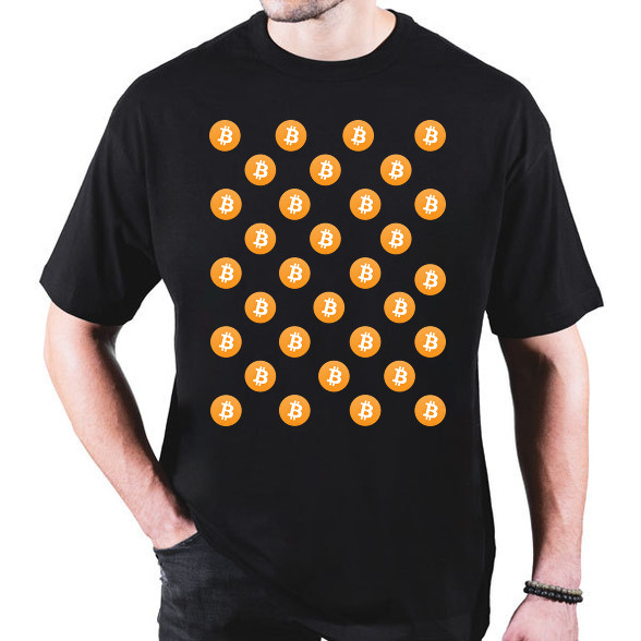 Bitcoin Logo-Oversized póló