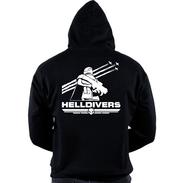 Helldivers-Oversized kapucnis pulóver