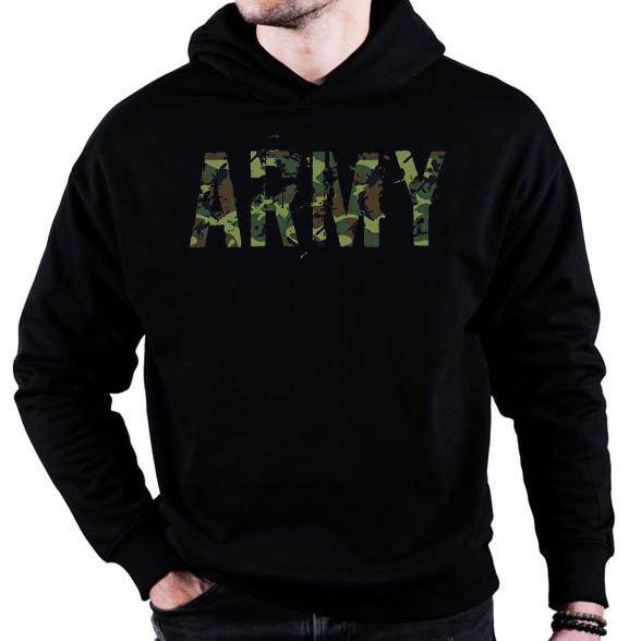 Army-Oversized kapucnis pulóver