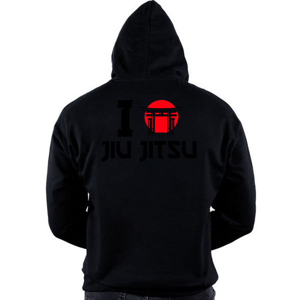 I love Jiu Jitsu-Oversized kapucnis pulóver