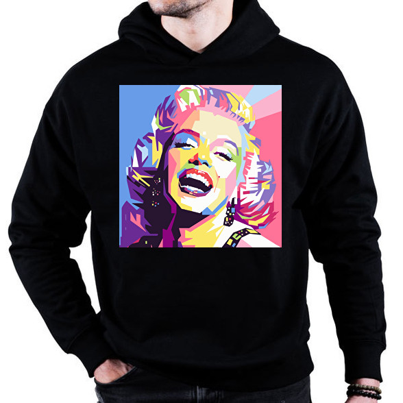 PopArt - Marilyn Monroe-Oversized kapucnis pulóver