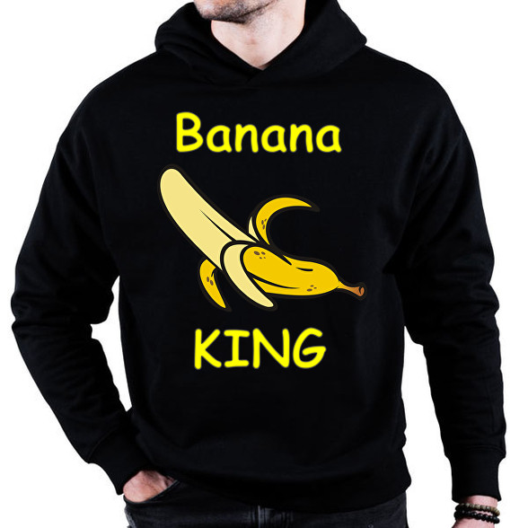 Banana king-Oversized kapucnis pulóver