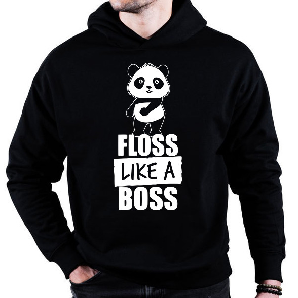 Floss táncos panda-Oversized kapucnis pulóver