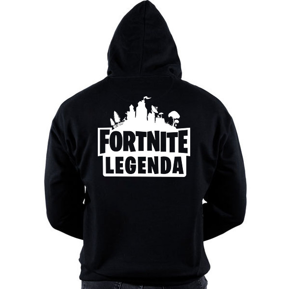 Fortnite Legenda - Fehér-Oversized kapucnis pulóver