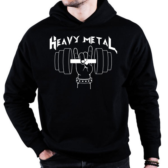 Heavy Metal-Oversized kapucnis pulóver