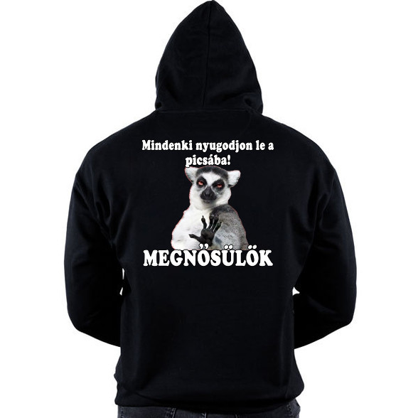 Megnősülök!-Oversized kapucnis pulóver