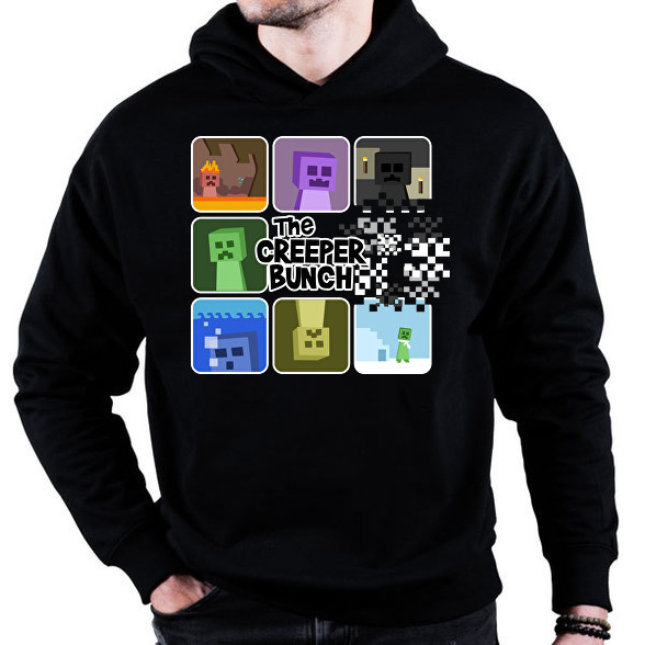 Minecraft Creeper-Oversized kapucnis pulóver