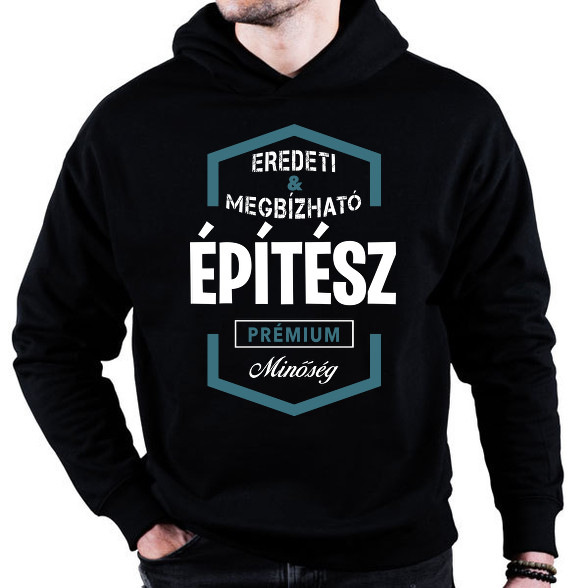 Építész prémium minőség-Oversized kapucnis pulóver