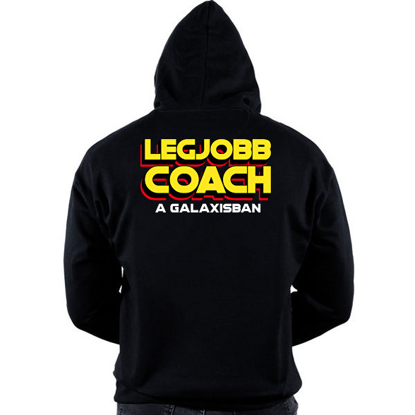 LEGJOBB COACH A GALAXISBAN-Oversized kapucnis pulóver