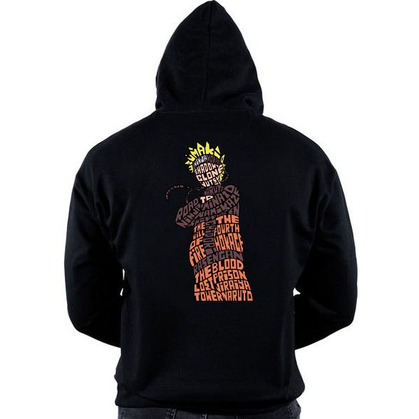 Naruto Uzumaki-Oversized kapucnis pulóver