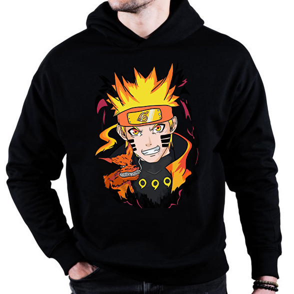 Naruto Uzumaki-Oversized kapucnis pulóver