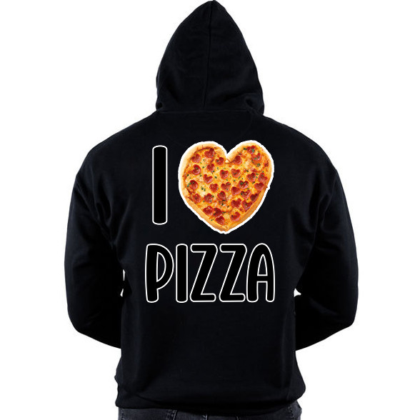 I love pizza-Oversized kapucnis pulóver