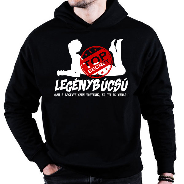 Legénybúcsú Top Secret-Oversized kapucnis pulóver