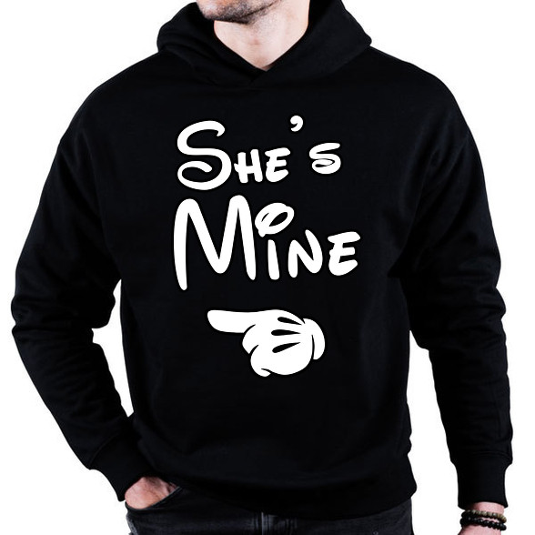 She is mine-Oversized kapucnis pulóver