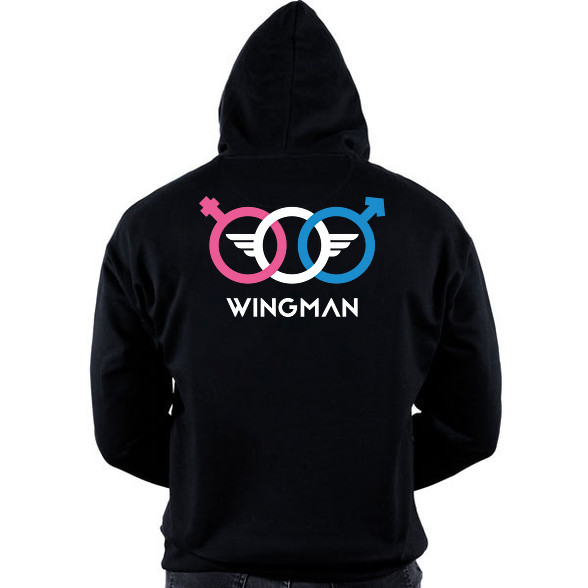 wingman-Oversized kapucnis pulóver