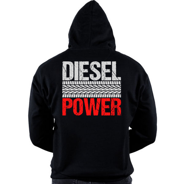 Diesel Power-Oversized kapucnis pulóver