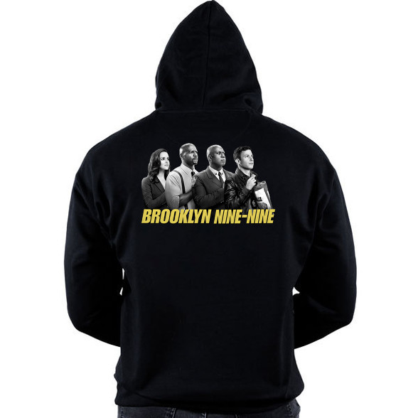 Brooklyn Nine-nine B&W-Oversized kapucnis pulóver