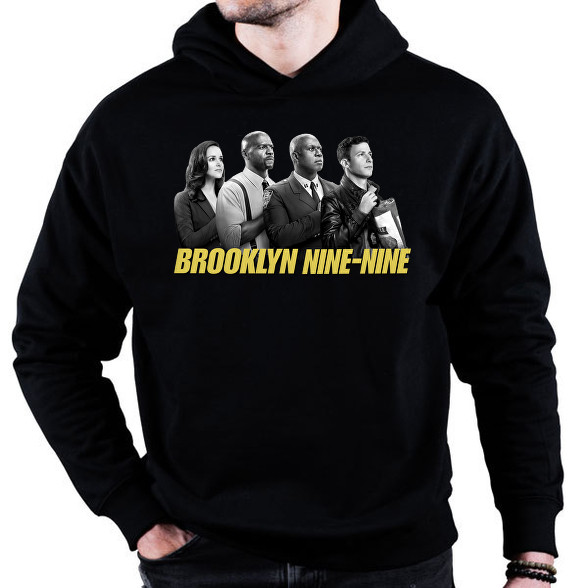 Brooklyn Nine-nine B&W-Oversized kapucnis pulóver