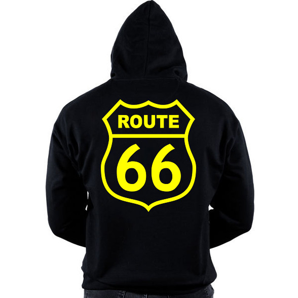 route 66-Oversized kapucnis pulóver