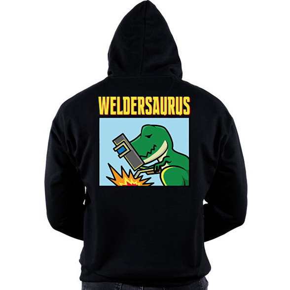 Weldersaurus-Oversized kapucnis pulóver