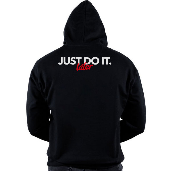 JUST DO IT LATER-Oversized kapucnis pulóver