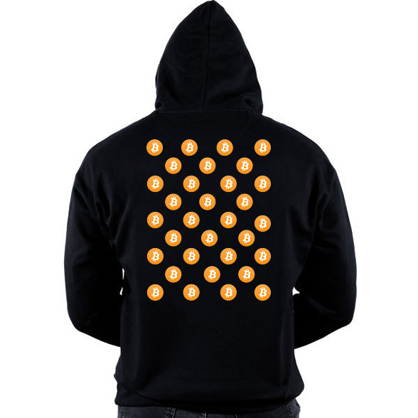 Bitcoin Logo-Oversized kapucnis pulóver