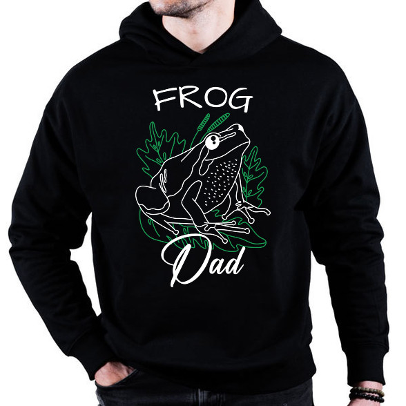 Frog Dad-Oversized kapucnis pulóver