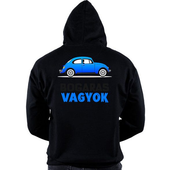 BOGARAS VAGYOK-Oversized kapucnis pulóver