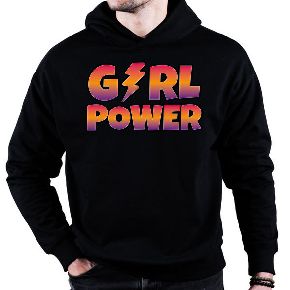 Girl power-Oversized kapucnis pulóver