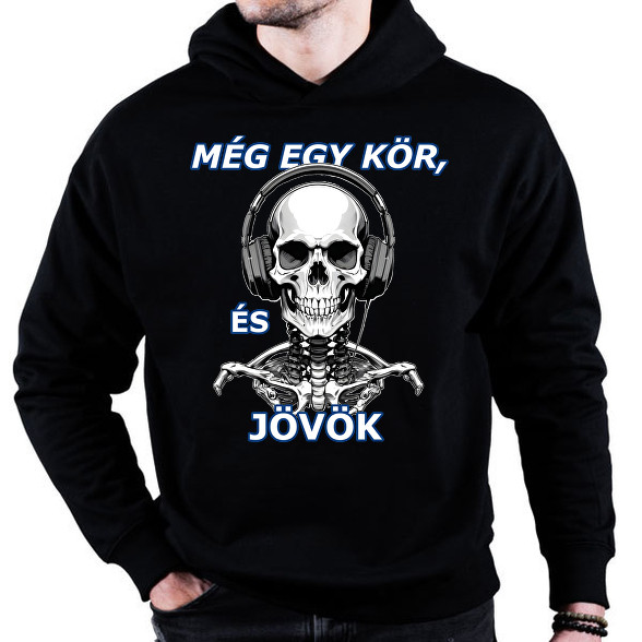 Még egy kör...-Oversized kapucnis pulóver