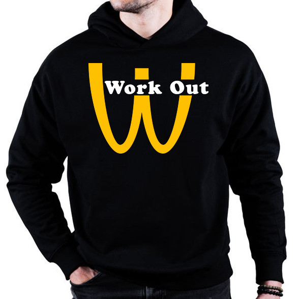 McDonalds Work Out-Oversized kapucnis pulóver