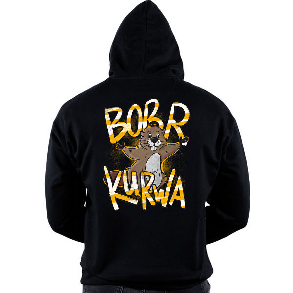 BÓBER KURWA-Oversized kapucnis pulóver